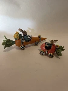 McKenzie Childs Hasen Figuren - Bild 1 von 9