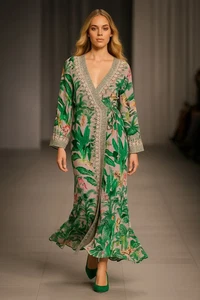 NEW $399 CZARINA FRIENDS FOREVER WRAP DRESS CRYSTALS - Picture 1 of 7
