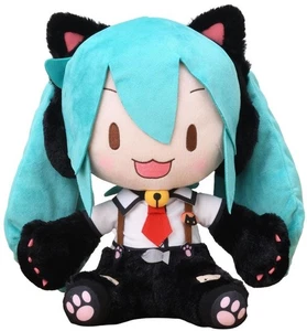 SEGA Fuwa Petit Project DIVA Arcade Future Tone LL Peluche Hatsune Miku Kitty Cat - Imagen 1 de 5