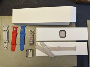 Apple Watch Bands 45mm S/M & M/L Series 9/8/7/6/5/SE + 360 degree Case Protector - Zdjęcie 1 z 1