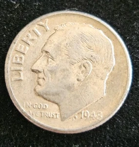 1948 P Roosevelt Dime - Picture 1 of 2