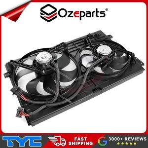 AC+Radiator Thermo Cooling Fan Assembly Dual For VW Volkswagen Beetle 1998~2005 - Picture 1 of 5