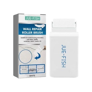 Jue Fish White Wall Refinish Paint Graffiti Cover Repair Paint with Roller XRYH - Picture 1 of 15