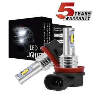 LED Headlight Super Bright Bulbs Kit H11 8000K White 330000LM High/Low Beam - Picture 1 of 15