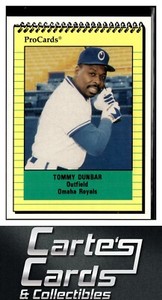 Tommy Dunbar 1991 ProCards #1046  Omaha Royals