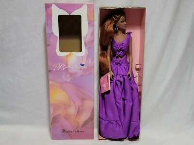 NEW Paradise Galleries Valentina in Violet Evening Gown 17" Butterfly Ring Doll - Image 1 of 4