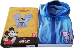 Accappatoio Microfibra TOPOLINO Disney Azzurro Taglie 5/6-7/8 anni  Sfiziosa® - Picture 1 of 1