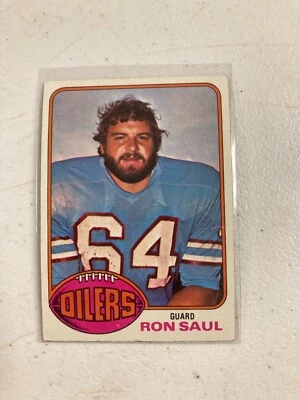 1976 Topps Football #208 ron saul houston oilers - Image 1 of 2