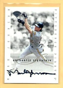 MARK JOHNSON - 1996 Leaf Signature Extended Autographs #92 - Pirates - Shipping - Picture 1 of 1