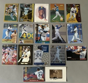 KEN GRIFFEY JR. SCORE/PINNACLE INSERT/PARALLEL BASEBALL CARD LOT (17) DIFFERENT - Picture 1 of 3