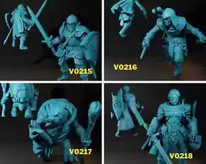 Dnd Hero Set Miniatur - DnD, Fantasy, RPG, Tabletop, Velrock Miniatur - Bild 1 von 6