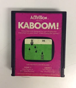 Kaboom! (Atari 2600, 1981) Authentic Cartridge Only - Picture 1 of 4