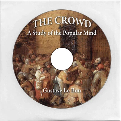 The Crowd: A Study of the Popular Mind  -  MP3 CD Audiobook in paper sleeve - Image 1 of 4
