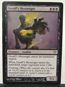 Magic The Gathering MTG Dark Ascension GERALF'S MESSENGER LP - Picture 1 of 3