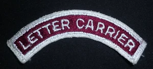 VINTAGE 1960s US POSTAL SERVICE CLOTH TITLE LETTER CARRIER. - Picture 1 of 1