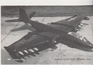 Arcade Card - B-57B Light Bomber - Martin - USAF #39 - Bild 1 von 1