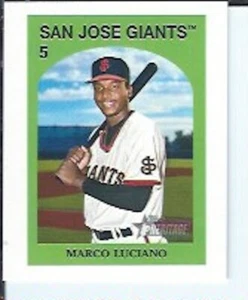 Marco Luciano 2021 Topps Heritage Minors Venezuelan Stamp - Picture 1 of 1