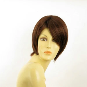 Parrucca donna corta rame marrone scuro ALINE 31 - Picture 1 of 8