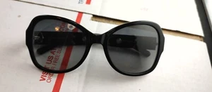 Tory Burch Women's Polarized Dark Tortoise Frame Grey Lens Sunglasses Oversized - Picture 1 of 7