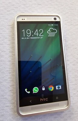 HTC One M7 Silver Silber 32GB Android 801n Smartphone - Bild 1 von 4