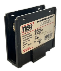 NSi AS-K1-H6 modularer Stromverteilungsblock, 175 AMP, 600 VAC, 1-POLIG, 4-14 AWG - Bild 1 von 6