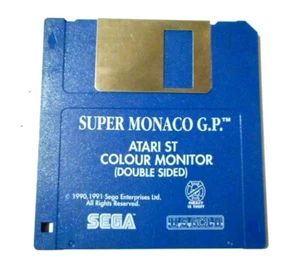 Rare SUPER MONACO GP jeu / game ATARI ST / STE / MEGA ST / MEGA STE 520 1040 - Foto 1 di 3