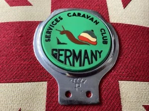 Vintage Car Badge Mascot … Services Caravan Club Germany - Picture 1 of 6