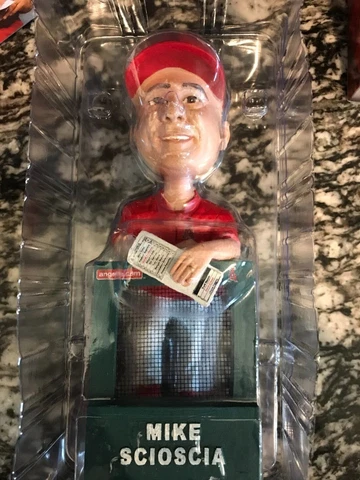 Mike Scioscia Bobblehead Los Angeles Anaheim Angels Brand New In Box Cover
