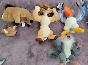 Peluche Mattel Re Leone autentico vintage anni 90 con testa in vinile lotto di 4 rari - Foto 1 di 14