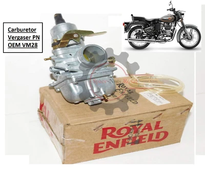 Royal Enfield "Bullet 500 Carburetor Vergaser PN OEM VM28" - Image 1 of 4