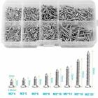 800 Pieces Stainless Steel Wood Screw Assortment Self Tapping Small Metal Screws