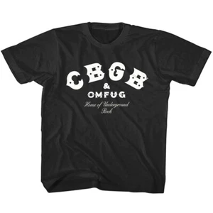 CBGB OMFUG Home of Underground Rock Kids T Shirt - Picture 1 of 3