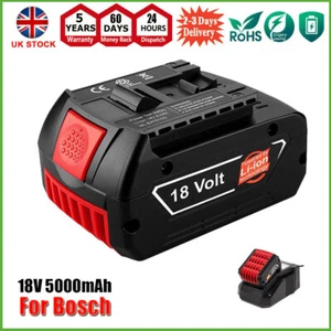 Batería Profesional Bosch GSB GSR GBA BAT609 610 BAT618 17618 25618-01 18V 5Ah - Imagen 1 de 12