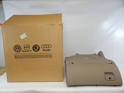 Novo OEM 98-01 Audi Air Bag de Passageiro Caixa de Luvas Compartimento Mesclado Marrom Assy - Imagem 1 de 4