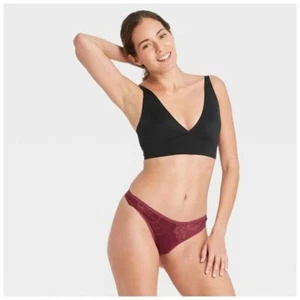 Auden Rubine roter Damen-Tanga Größe Medium neu mit Etikett 1000000778 - Bild 1 von 1