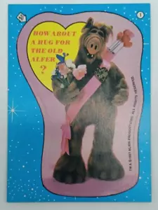 1987 Alien Productions ALF Sticker #1 "How About A Hug For The Old Alfer?" - LP - Picture 1 of 2