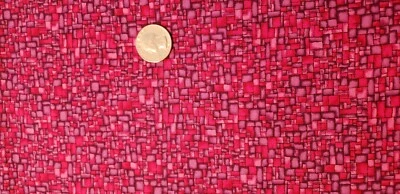 Geometric Red Hat Cotton Fabric Coordinate BTY Hoffman fabrics - Image 1 of 2