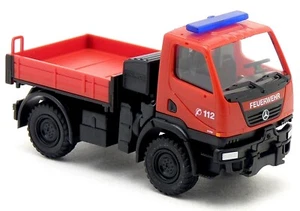 Wiking 0601 25 - MB Unimog U20 U 20 plataforma bomberos rojo neutro 1:87 H0 - Imagen 1 de 3