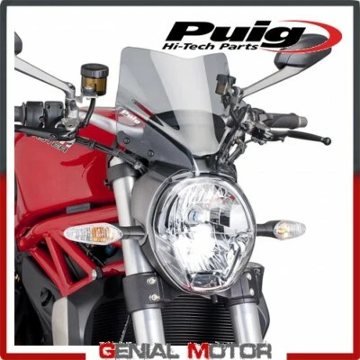 CUPOLINO PUIG FUME CHIARO 7013H DUCATI MONSTER 1200 / S 2014 / 2016 - Imagem 1 de 2