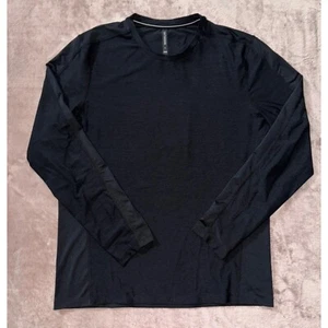 Ten Thousand Mens Tactical Versatile Long Sleeve Training Shirt Top Black Sz L - Picture 1 of 8