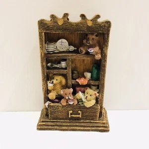 Armadio casa delle bambole in resina tema orso - Foto 1 di 3
