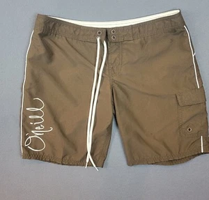 Oneil Board Tan Shorts Swimwear Logo Juniors Boys 1 Outdoors Swimming Activewear - Picture 1 of 18