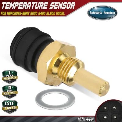 Sensor de temperatura del refrigerante del motor para Mercedes-Benz E500 S420 SL600 500SL 600SEC Foto 1 de 4