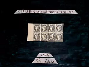 ~ FRANCE CERES / ESSAY - COLOUR & PAPER TRIAL / EXPERIMENT PRINT C 20 - Picture 1 of 2