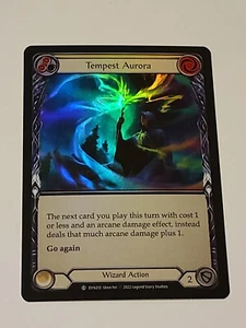 Tempest Aurora Foil (Yellow) Dynasty Flesh and Blood Tcg NM - Bild 1 von 1