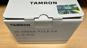 Tamron 28-200mm f/2.8-5.6 Di III RXD Lens A071 Sony E-Mount Receipt for Warranty