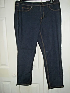 Pantalones de mezclilla para dama talla 18W Simply Emma mordedores al tobillo NUEVO - Imagen 1 de 2