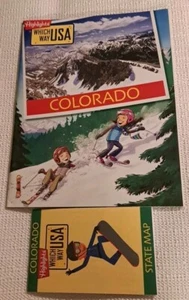 Highlights Which Way USA Colorado Homeschool Magazine W/Map Unused Sleeved - Picture 1 of 7