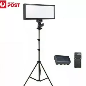 Viltrox L132T Dimmable LED Video Light Bi-Color with Light Stand & Battery Kit - Picture 1 of 8