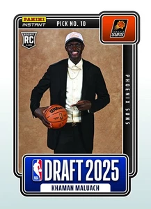 Khaman Maluach 2025-26 Panini Instantáneo NBA Draft Night #10 PHOENIX SUNS PREVENTA - Imagen 1 de 1
